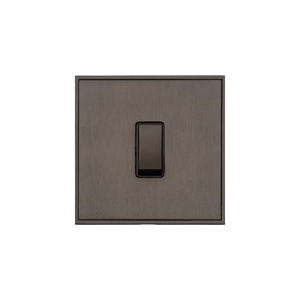 Executive Range Matt Bronze Switches & Sockets, EX9 - 1 Gang Rocker Switch by Heritage Brass By M-Marcus