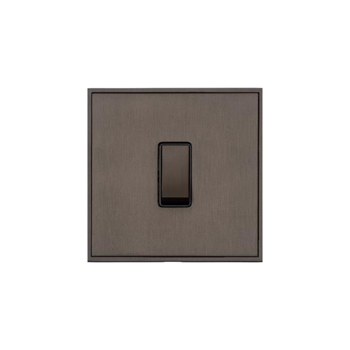 Executive Range Matt Bronze Switches & Sockets, EX9 - 1 Gang Rocker Switch by Heritage Brass By M-Marcus