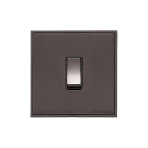Executive Range Matt Bronze Switches & Sockets, EX9 - 1 Gang Intermediate Rocker Switch by Heritage Brass By M-Marcus