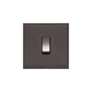 Executive Range Matt Bronze Switches & Sockets, EX9 - 1 Gang Intermediate Rocker Switch by Heritage Brass By M-Marcus
