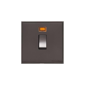 Executive Range Matt Bronze Switches & Sockets, EX9 - 20A Double Pole Switch with Neon by Heritage Brass By M-Marcus