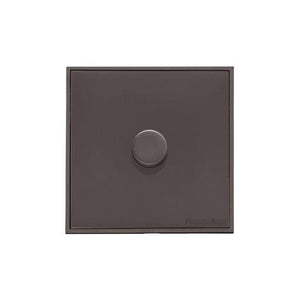 Executive Range Matt Bronze Switches & Sockets, EX9 - 1 Gang TED Dimmer (Compatible with LED Lamps) by Heritage Brass By M-Marcus