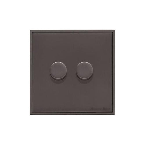 Executive Range Matt Bronze Switches & Sockets, EX9 - 2G Multi Location Primary Dimmer by Heritage Brass By M-Marcus