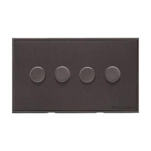 Executive Range Matt Bronze Switches & Sockets, EX9 - 4G Multi Location Secondary Dimmer by Heritage Brass By M-Marcus