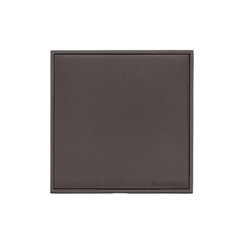 Executive Range Matt Bronze Switches & Sockets, EX9 - Single Blank Plate by Heritage Brass By M-Marcus