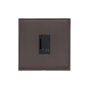 Executive Range Matt Bronze Switches & Sockets, EX9 - Unswitched Spur (13 Amp) by Heritage Brass By M-Marcus