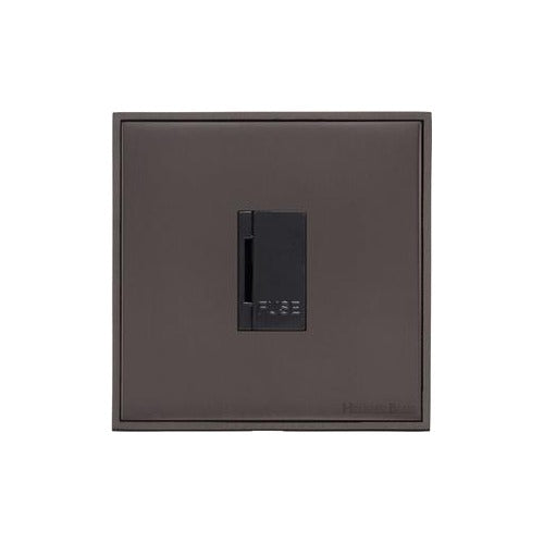 Executive Range Matt Bronze Switches & Sockets, EX9 - Unswitched Spur (13 Amp) by Heritage Brass By M-Marcus