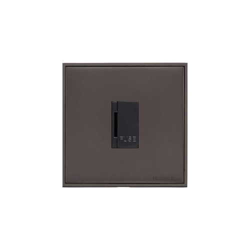 Executive Range Matt Bronze Switches & Sockets, EX9 - Unswitched Spur (13 Amp) by Heritage Brass By M-Marcus