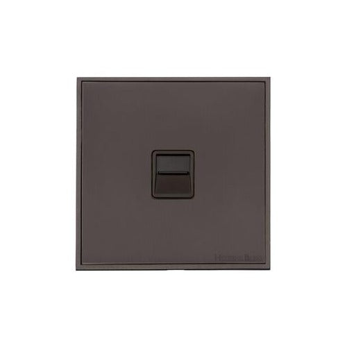 Executive Range Matt Bronze Switches & Sockets, EX9 - 1 Gang Master Line Socket by Heritage Brass By M-Marcus