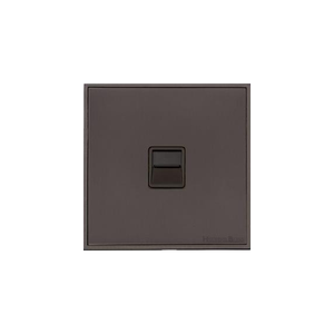 Executive Range Matt Bronze Switches & Sockets, EX9 - 1 Gang Master Line Socket by Heritage Brass By M-Marcus
