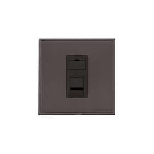 Executive Range Matt Bronze Switches & Sockets, EX9 - 1 Gang RJ45 by Heritage Brass By M-Marcus