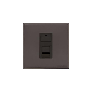 Executive Range Matt Bronze Switches & Sockets, EX9 - 1 Gang CAT6 by Heritage Brass By M-Marcus