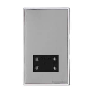 Executive Range Polished Chrome Switches & Sockets, EX22 - Shaver Socket Output Voltage 110/240V by Heritage Brass By M-Marcus