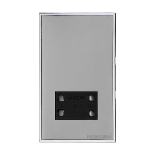Executive Range Polished Chrome Switches & Sockets, EX22 - Shaver Socket Output Voltage 110/240V by Heritage Brass By M-Marcus