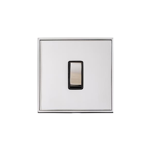 Executive Range Polished Chrome Switches & Sockets, EX22 - 1 Gang Rocker Switch by Heritage Brass By M-Marcus