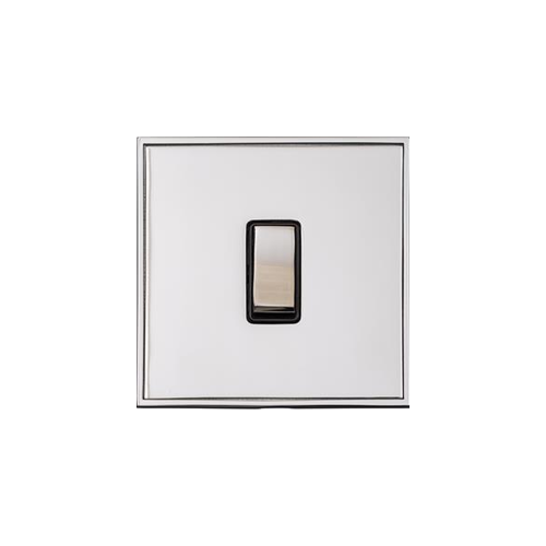 Executive Range Polished Chrome Switches & Sockets, EX22 - 1 Gang Rocker Switch by Heritage Brass By M-Marcus