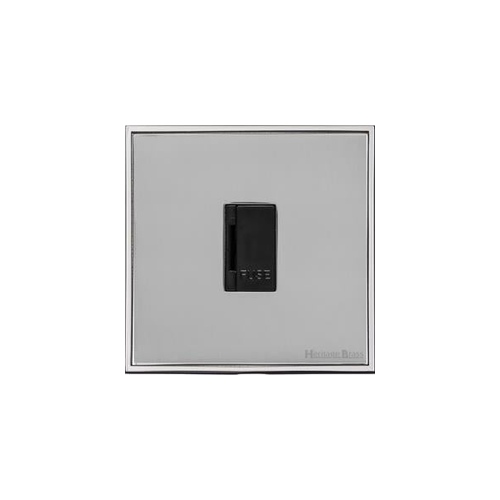 Executive Range Polished Chrome Switches & Sockets, EX22 - Unswitched Spur (13 Amp) by Heritage Brass By M-Marcus