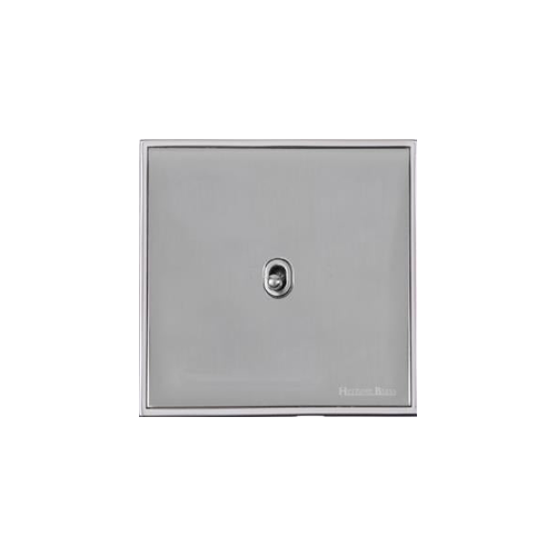 Executive Range Polished Chrome Switches & Sockets, EX22 - 1 Gang Stockholm Toggle by Heritage Brass By M-Marcus