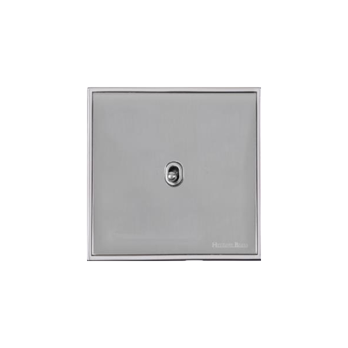 Executive Range Polished Chrome Switches & Sockets, EX22 - 1 Gang Stockholm Toggle by Heritage Brass By M-Marcus