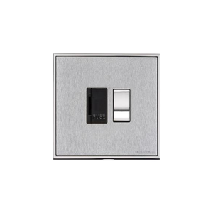 Executive Range Satin Chrome with Polished Chrome Switches & Sockets, EX23 - Switched Spur (13 Amp) by Heritage Brass By M-Marcus