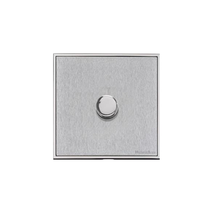 Executive Range Satin Chrome with Polished Chrome Switches & Sockets, EX23 - 1 Gang Dimmer 250 watts (Compatible with halogen/ incandescent bulbs) by Heritage Brass By M-Marcus