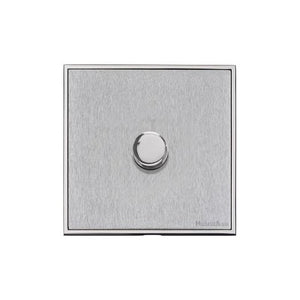 Executive Range Satin Chrome with Polished Chrome Switches & Sockets, EX23 - 1G Multi Location Secondary Dimmer by Heritage Brass By M-Marcus