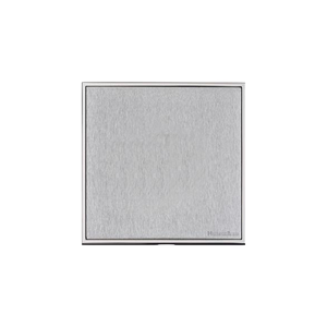 Executive Range Satin Chrome with Polished Chrome Switches & Sockets, EX23 - Single Blank Plate by Heritage Brass By M-Marcus