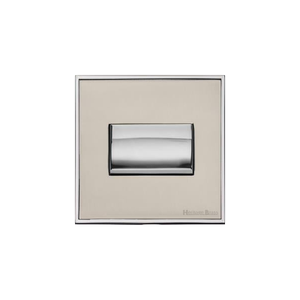 Executive Range Satin Nickel with Polished Chrome Switches & Sockets, EX25 - 6A Triple Pole Fan Isolator Switch by Heritage Brass By M-Marcus