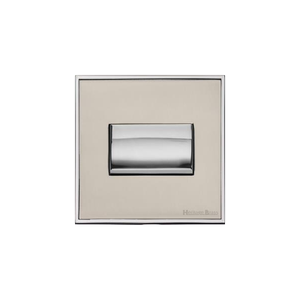 Executive Range Satin Nickel with Polished Chrome Switches & Sockets, EX25 - 6A Triple Pole Fan Isolator Switch by Heritage Brass By M-Marcus