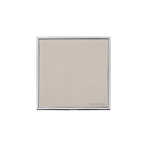 Executive Range Satin Nickel with Polished Chrome Switches & Sockets, EX25 - Single Blank Plate by Heritage Brass By M-Marcus