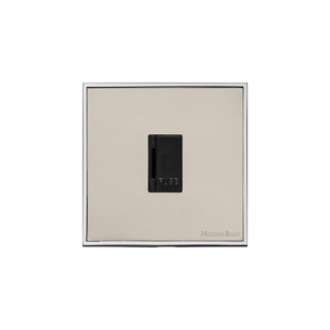 Executive Range Satin Nickel with Polished Chrome Switches & Sockets, EX25 - Unswitched Spur (13 Amp) by Heritage Brass By M-Marcus