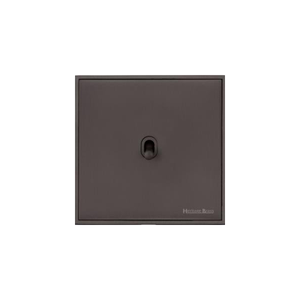 Executive Range Matt Bronze Switches & Sockets, EX9 - 1 Gang Stockholm Toggle by Heritage Brass By M-Marcus