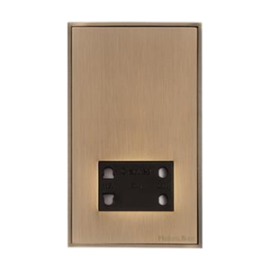 Executive Range Antique Brass Switches & Sockets, EX91 - Shaver Socket Output Voltage 110/240V by Heritage Brass By M-Marcus