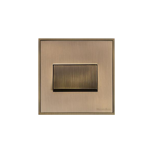 Executive Range Antique Brass Switches & Sockets, EX91 - 6A Triple Pole Fan Isolator Switch by Heritage Brass By M-Marcus