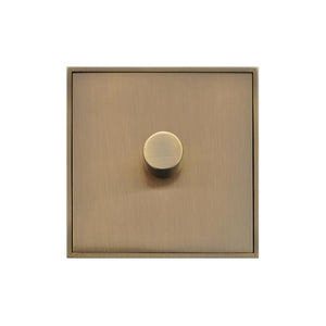 Executive Range Antique Brass Switches & Sockets, EX91 - 1G Multi Location Secondary Dimmer by Heritage Brass By M-Marcus