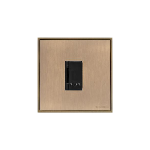 Executive Range Antique Brass Switches & Sockets, EX91 - Unswitched Spur (13 Amp) by Heritage Brass By M-Marcus