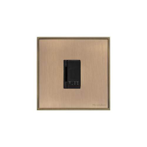 Executive Range Antique Brass Switches & Sockets, EX91 - Unswitched Spur (13 Amp) by Heritage Brass By M-Marcus