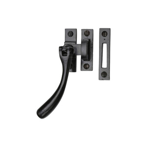 Black Iron Casement Window Fastener by M Marcus - Heritage Brass