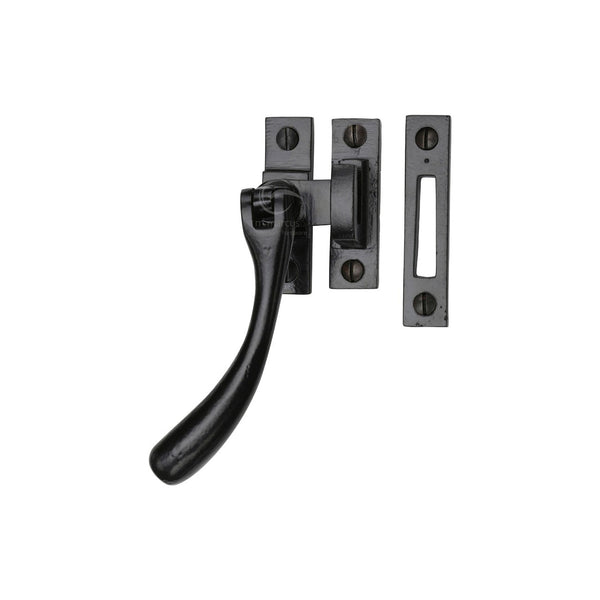 Black Iron Casement Window Fastener by M Marcus - Heritage Brass