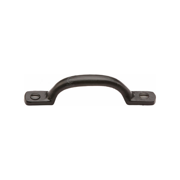 Matt Black Iron Sash Handle by M Marcus - Heritage Brass