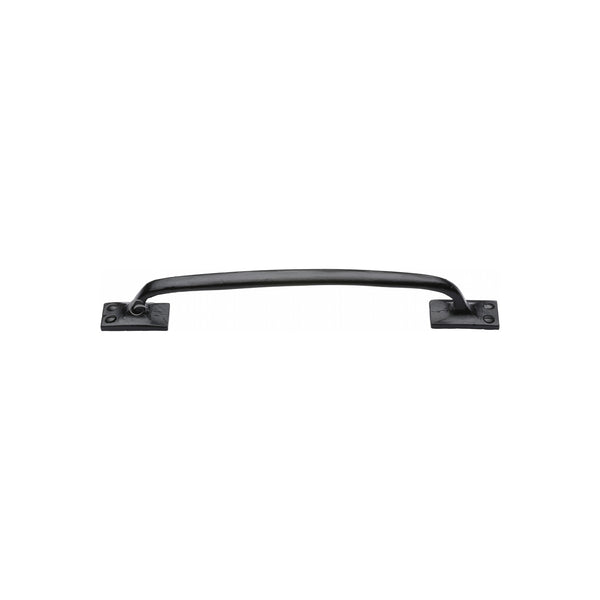 Matt Black Iron Offset Cabinet Pull Handle by M Marcus - Heritage Brass
