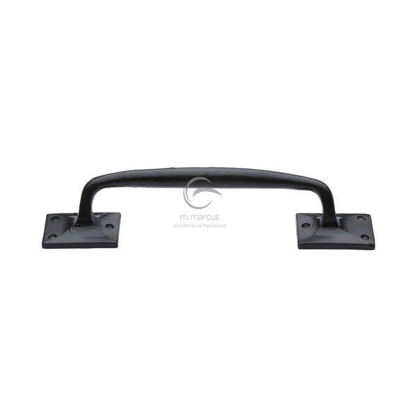 M Marcus - Heritage Brass, Matt Black Iron - Door Pull Handle, Door Pull Handles, Door Pull Handles