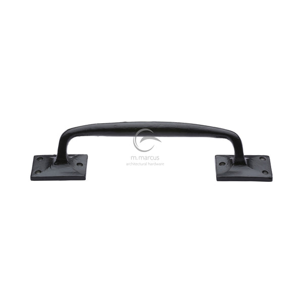Matt Black Iron - Door Pull Handle by M Marcus - Heritage Brass
