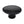 Matt Black Iron Oval Cabinet Knob by M Marcus - Heritage Brass