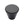 Matt Black Iron Round Cone Cabinet Knob by M Marcus - Heritage Brass