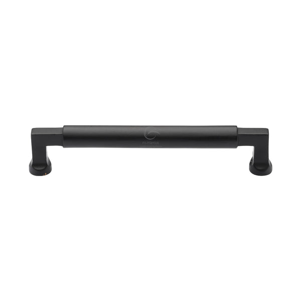 M Marcus - Heritage Brass, Matt Black Iron Bauhaus Cabinet Pull Handle, Cabinet Hardware, Cabinet Handles, Cabinet Pull Handles