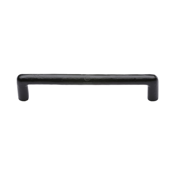 Matt Black Iron Round Cabinet Pull Handle by M Marcus - Heritage Brass