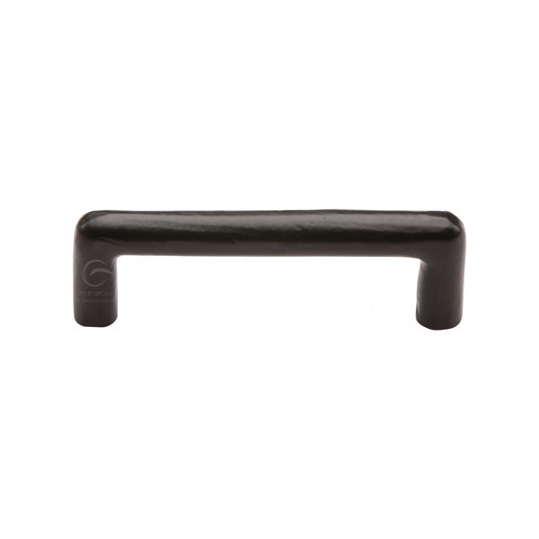 Matt Black Iron Round Cabinet Pull Handle by M Marcus - Heritage Brass