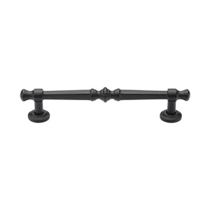 M Marcus - Heritage Brass, Matt Black Iron Period Cabinet Pull Handle, Cabinet Hardware, Cabinet Handles, Cabinet Pull Handles