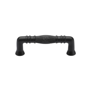 M Marcus - Heritage Brass, Matt Black Iron Tuscany Cabinet Pull Handle, Cabinet Hardware, Cabinet Handles, Cabinet Pull Handles